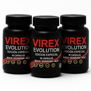 Virex Evolution, 3 frascos, testosterona